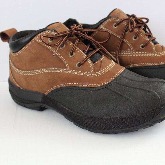 LL Bean Men's Size 13 Medium Brown Leather Insulated Hunting   Boots. - Picture 2 of 10